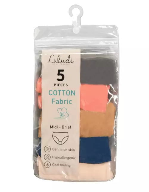 Luludi Saver Pack Panty Isi 5pcs ( Mix Colour )