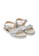 Mothercare silver Mothercare Girls sparkly silver bow footbed sandals - Sandal Anak Perempuan 00A45KSDC383FAGS_1