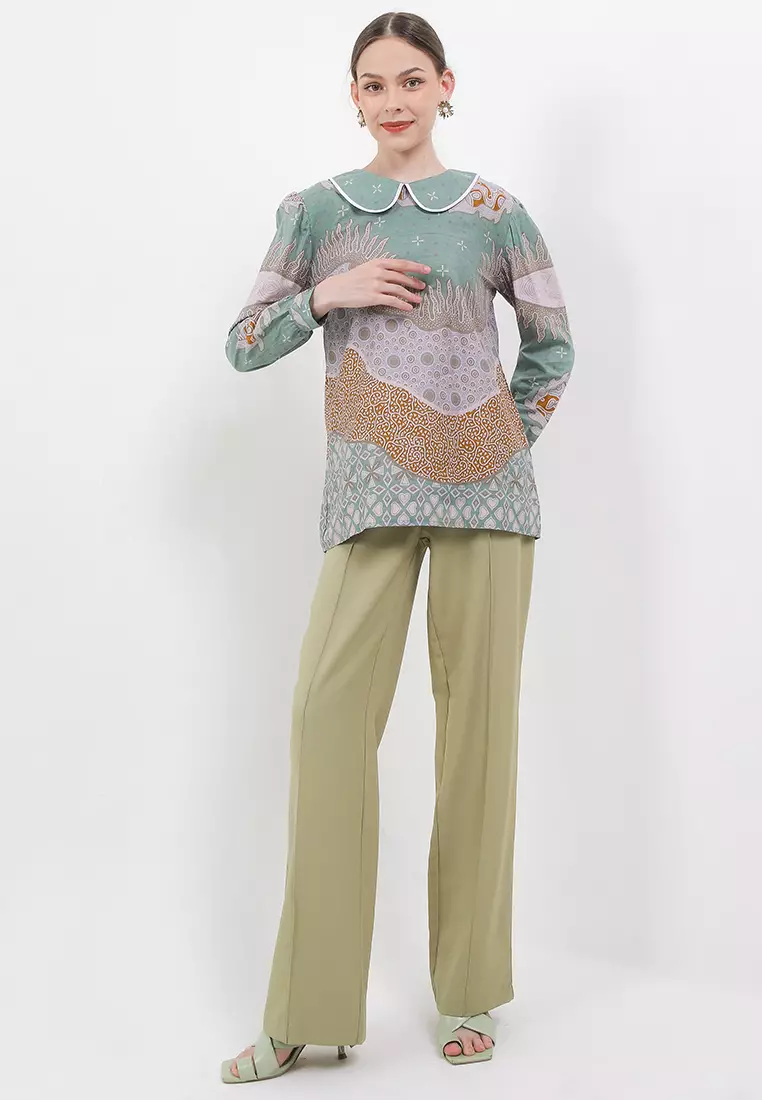 Turkey Blouse Batik Premium Wanita Casual Modern