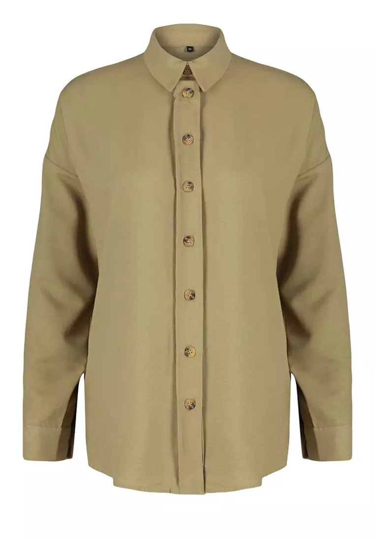 Long Sleeves Collared Shirt