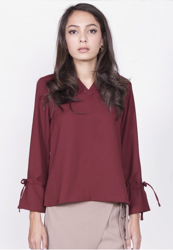 TOP BLOUSE PULL SLEEVE