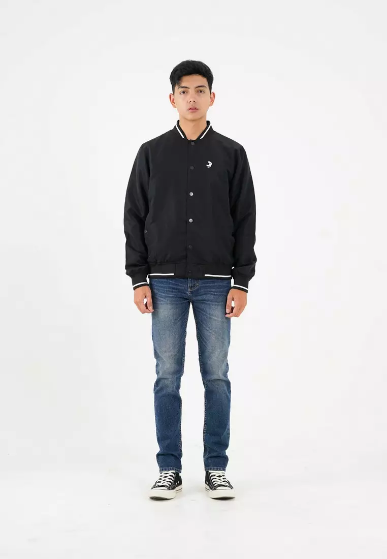 3Second Men's Bomber Jacket Regular Fit Taslan Vega C051124