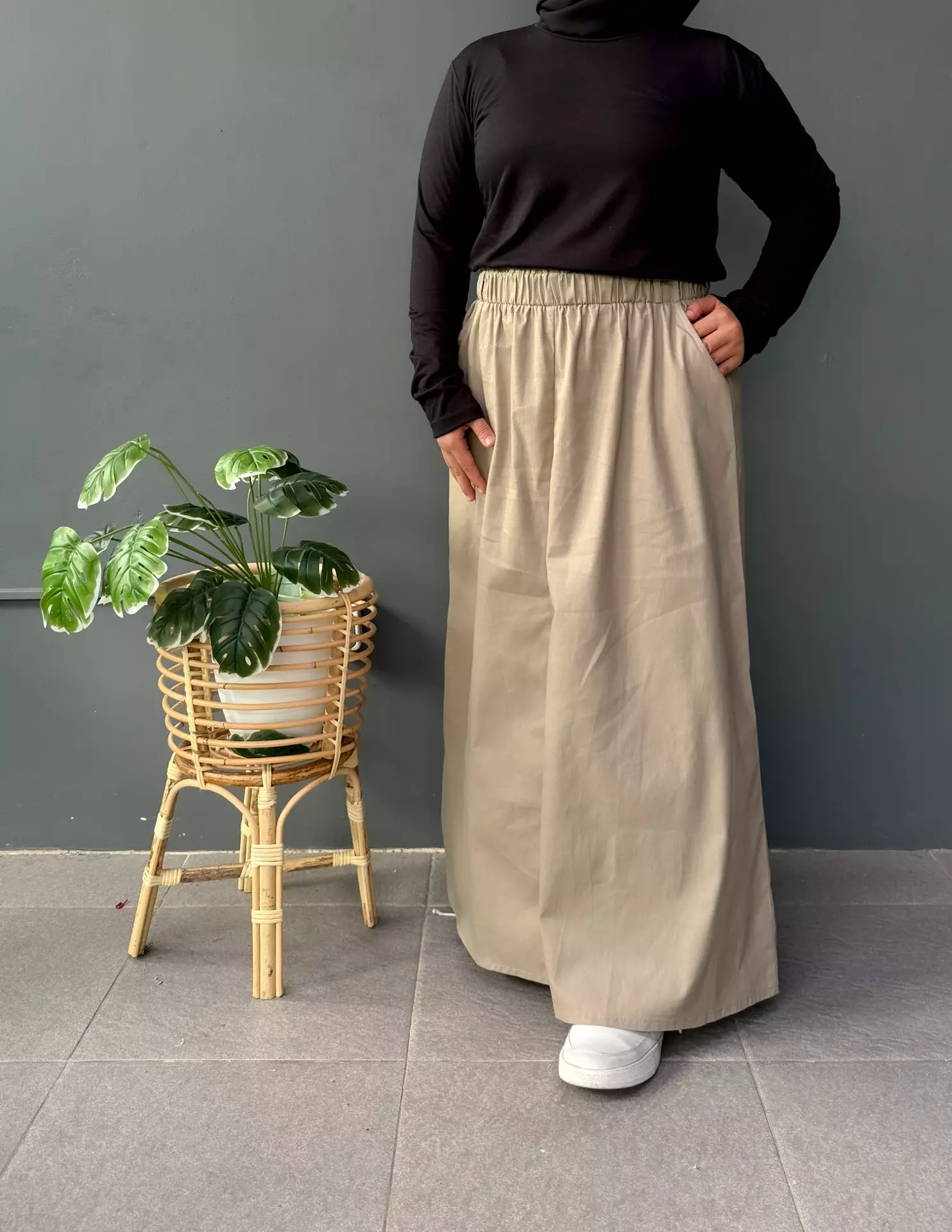 Aulia Skirt (Rok Panjang Twill Muslim Wanita)