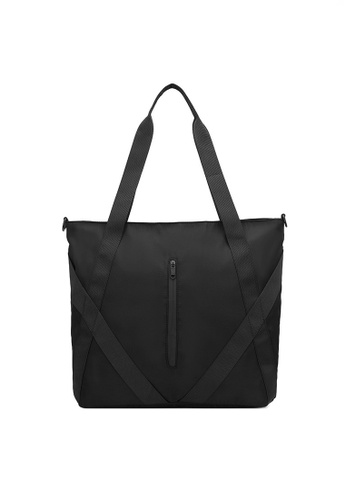 AOKING black Casual tote bag messenger bag travel bag 3 in1 FE9DBAC1AB9620GS_1