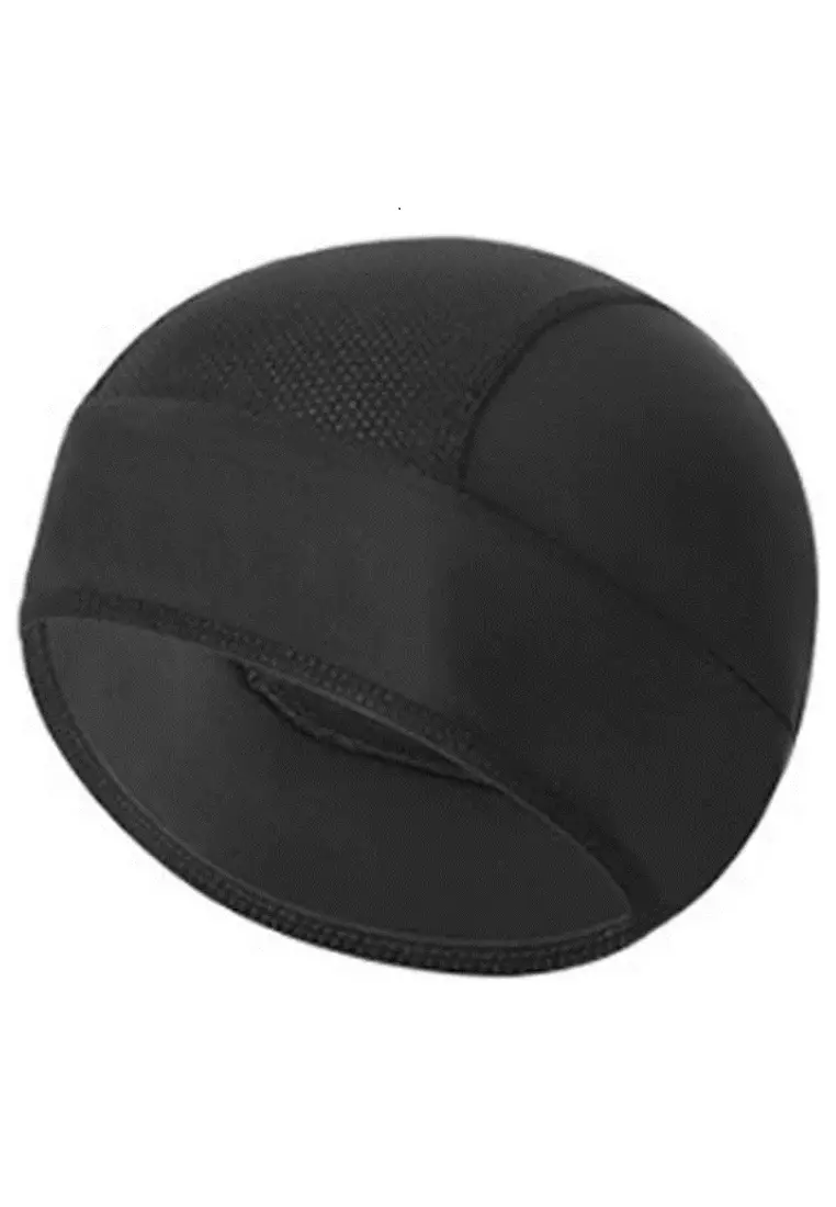 Ignacio Topi Helm Sepeda Cycling Helmet Hat Windproof Sport Design Material Polyester ORIGINAL - Black