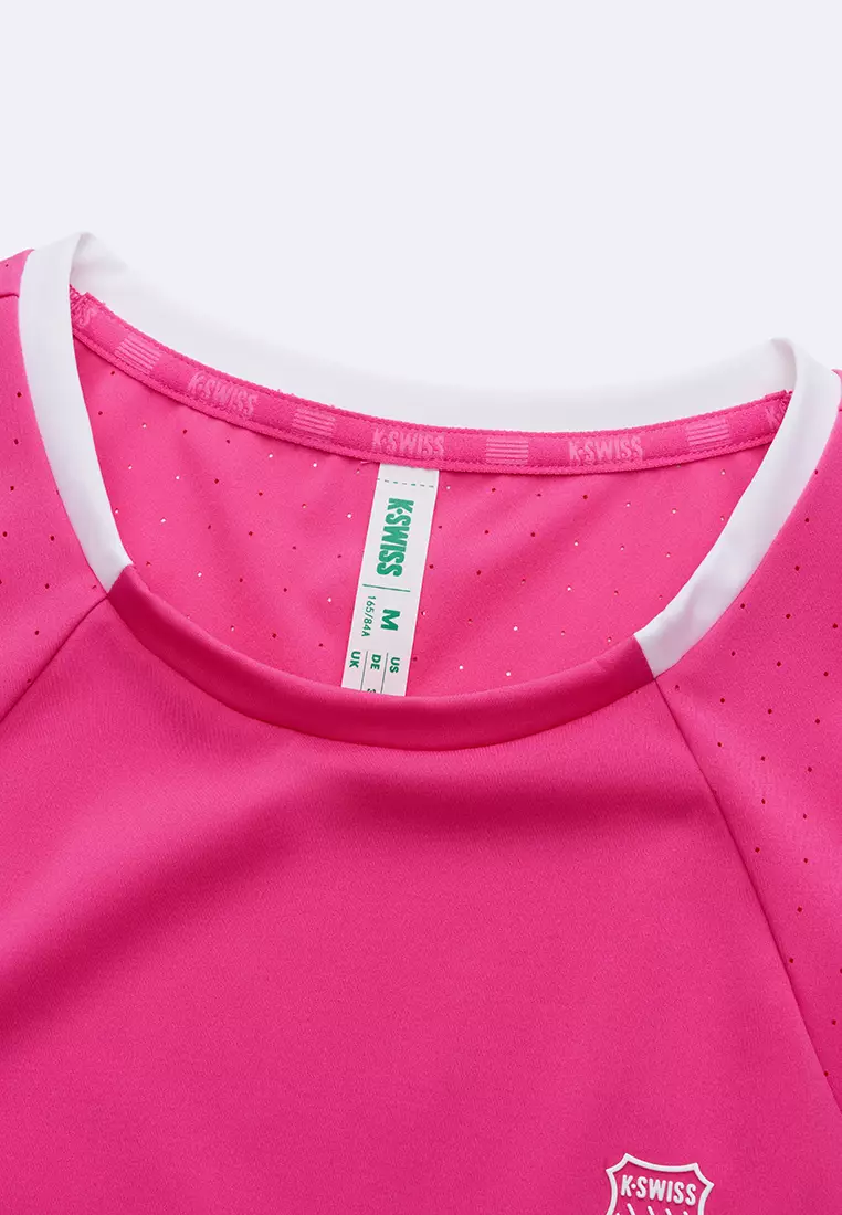 女裝 K-SWISS LOGO 拼色網球風透氣背心