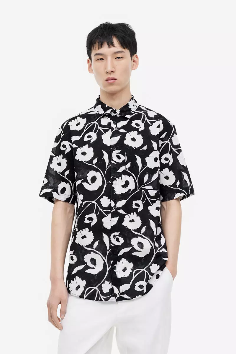 H&m button up on sale shirts
