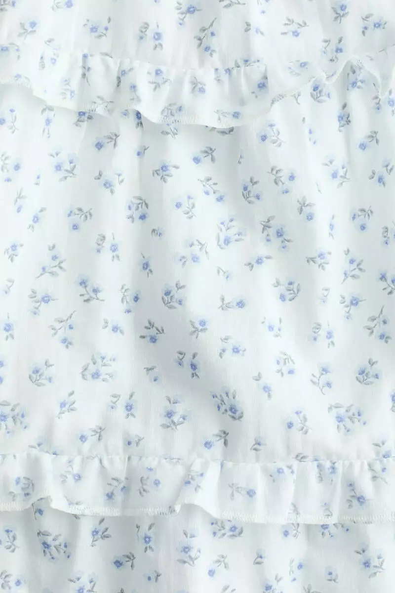 Tiered cotton dress