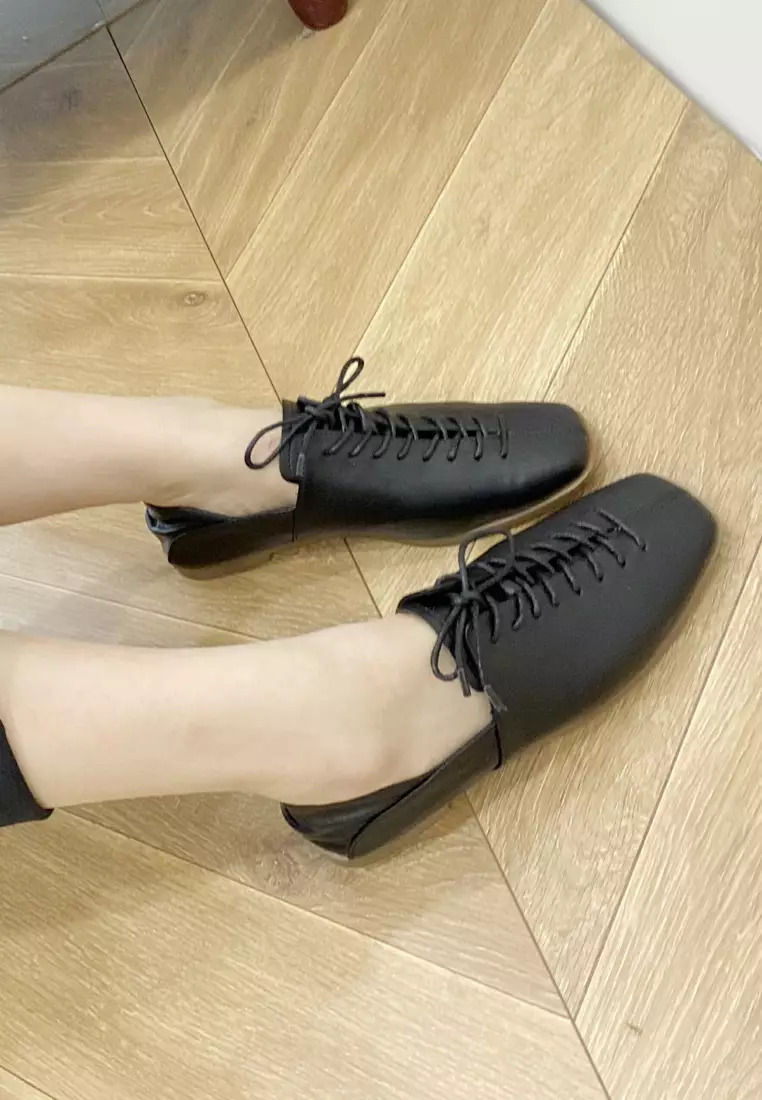 Leather Lace Up Loafers TH-R6-1