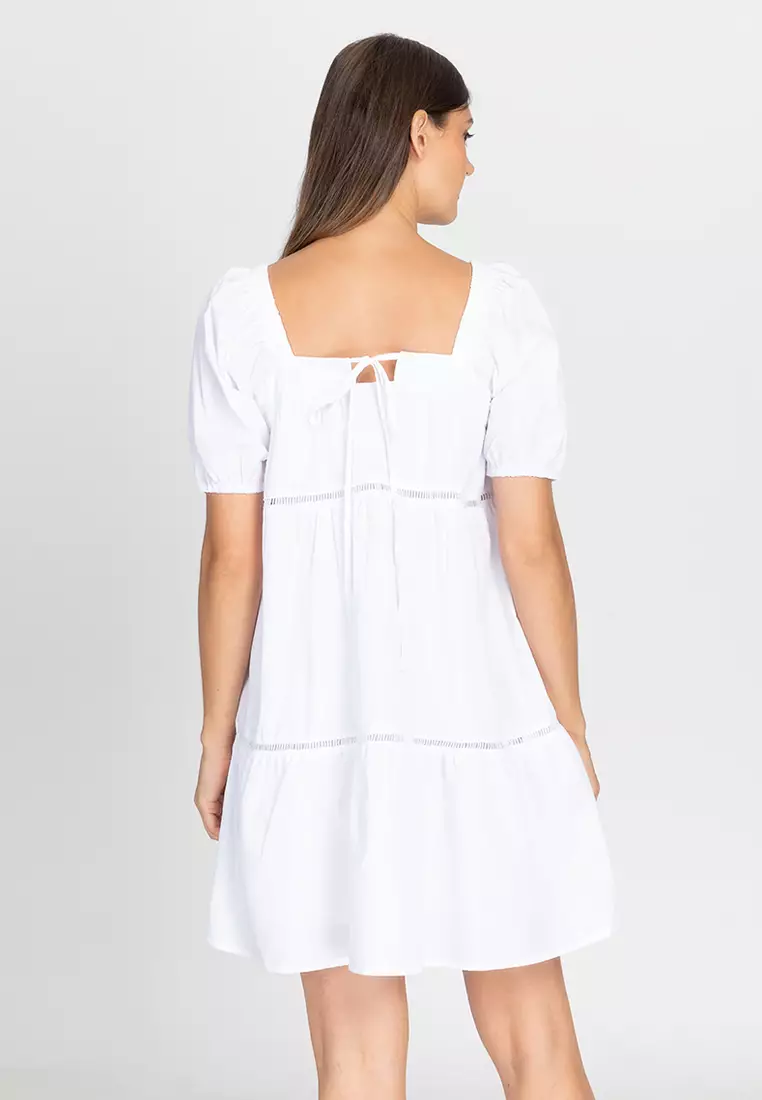 Clemence Square Neck Tent Dress