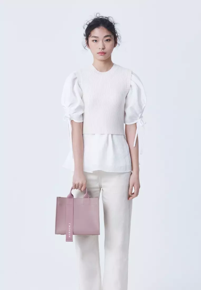 CINDY Vegan Leather Crossbody Bag Indi Pink