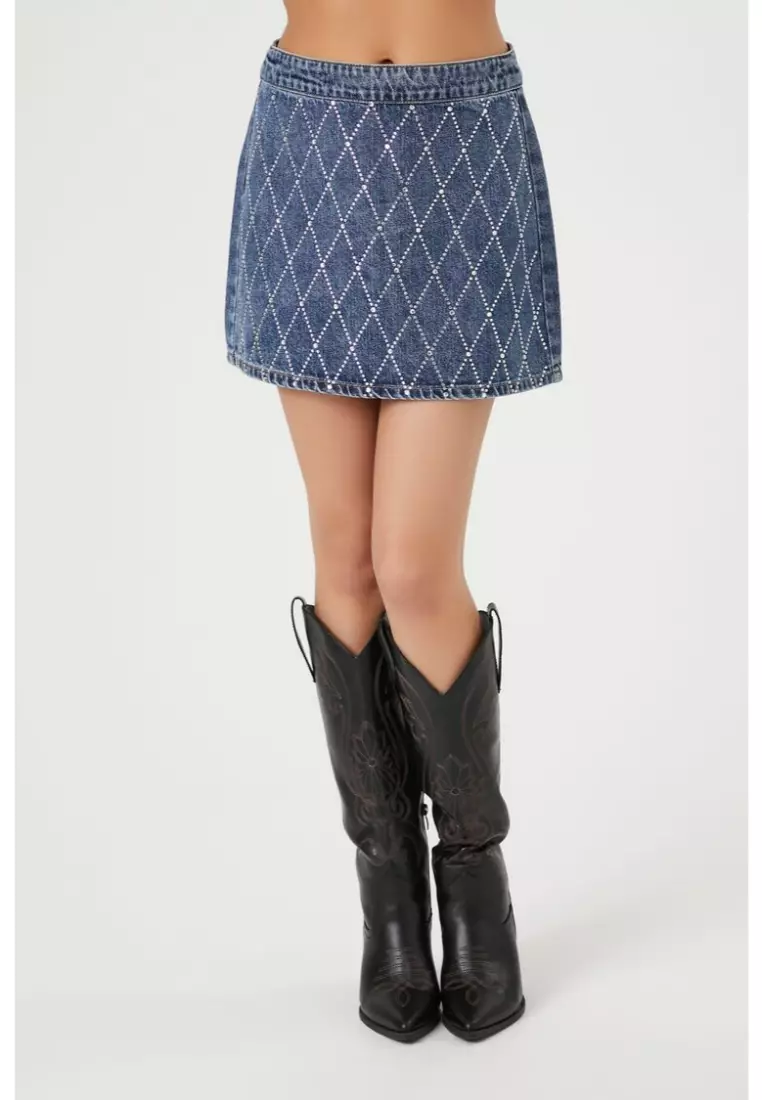Rhinestone skirt variations hot sale