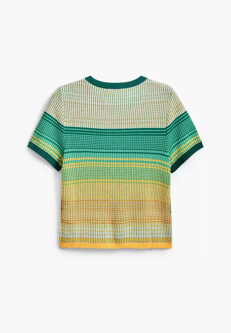 Landscape knit t-shirt