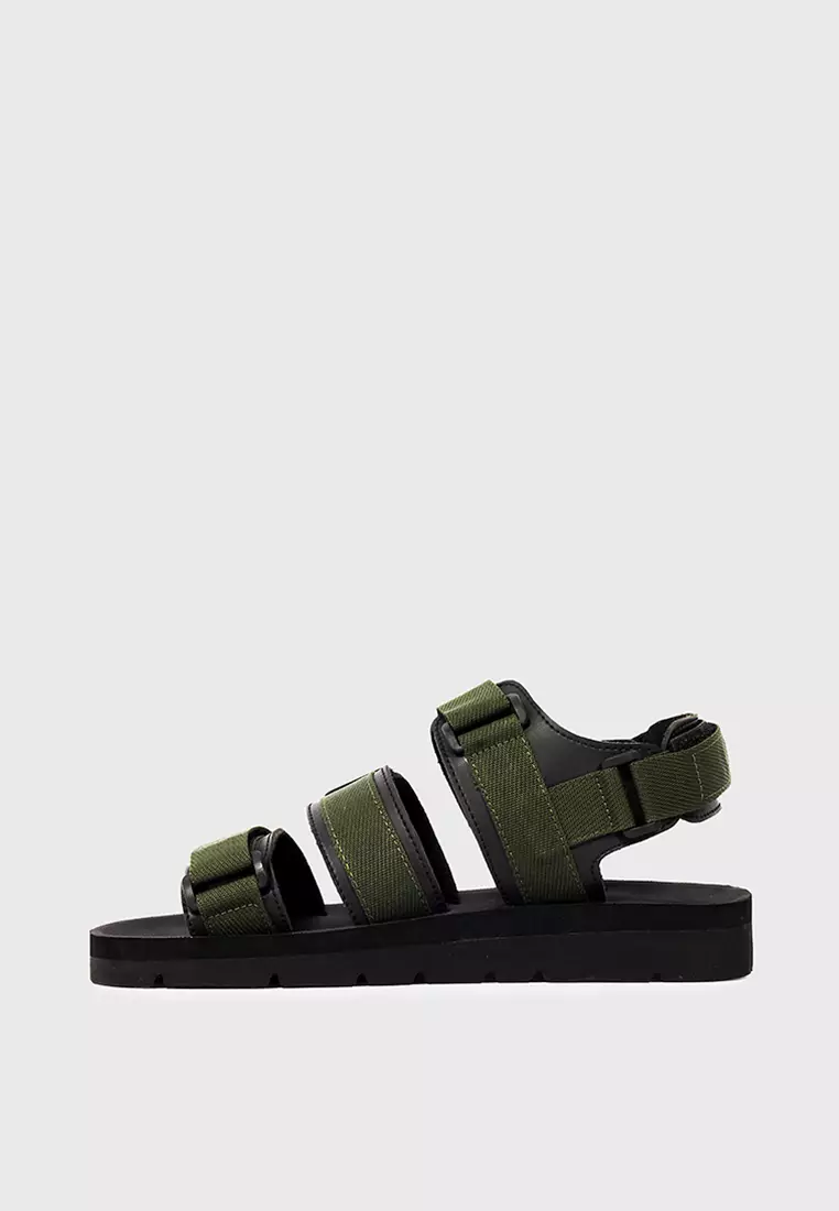 Alto Green Black Mountain Sandals