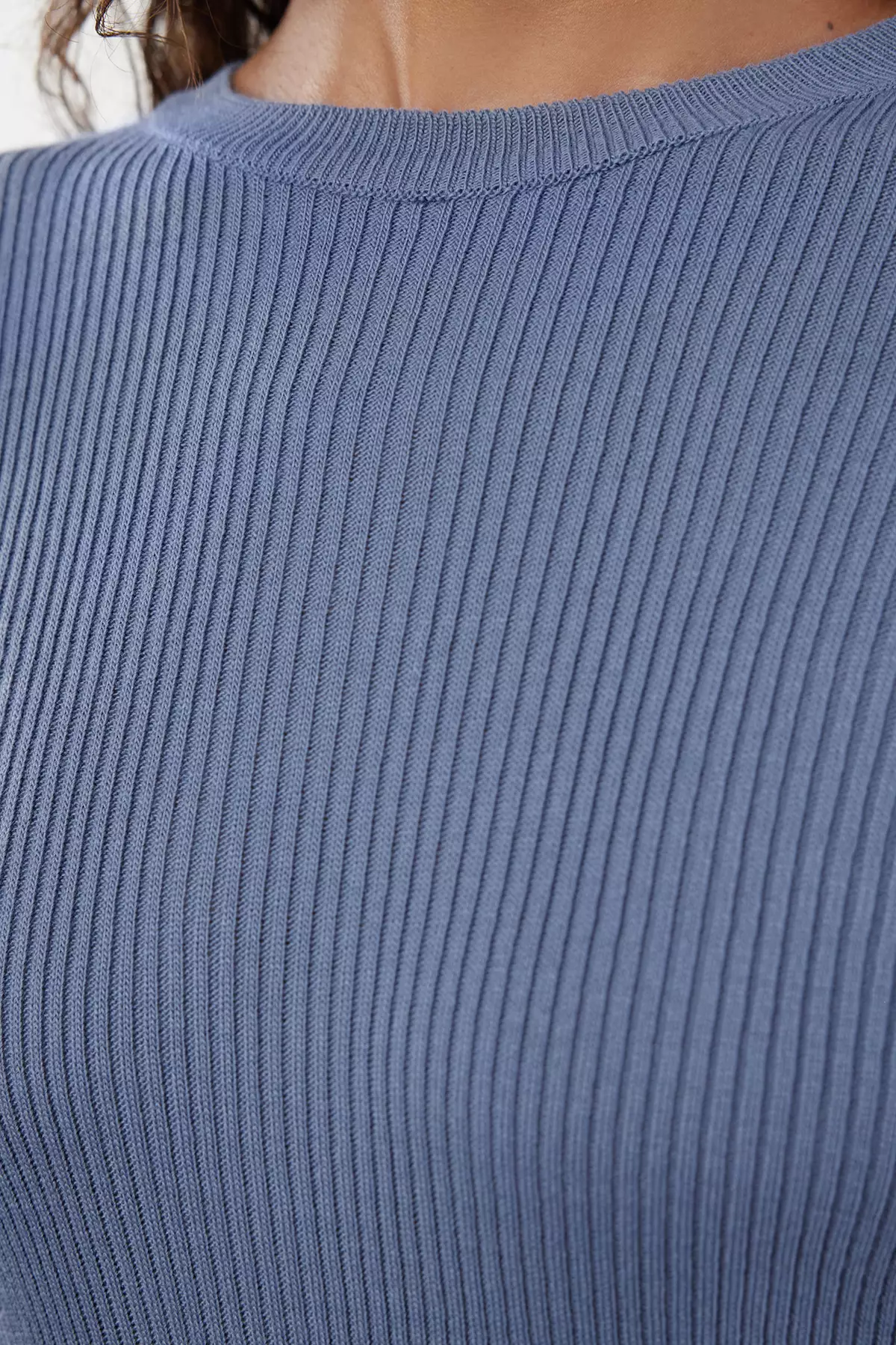 Belt Detailed Sweater Dress