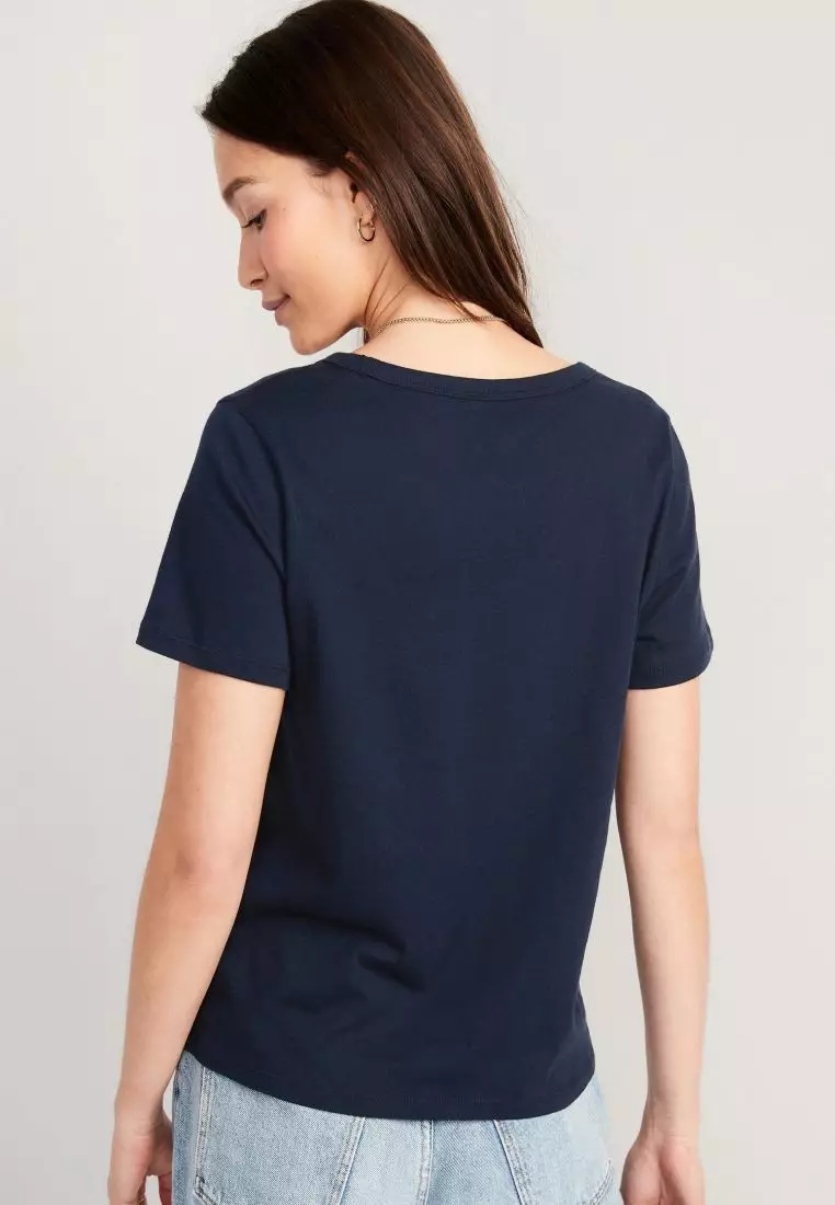 EveryWear V-Neck T-Shirt For Women