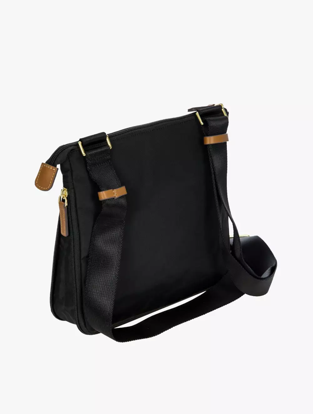 Bric's Expandable Shoulder Bag - Black - Black