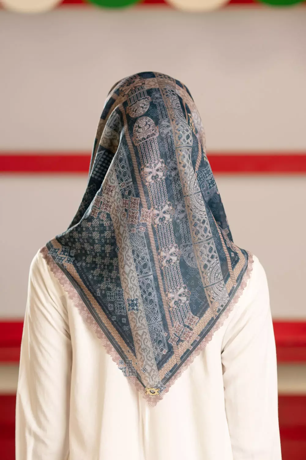 Klamby - Neera Scarf Teal Velvet