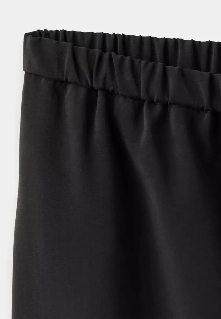 Elastic Waist Harem Pants