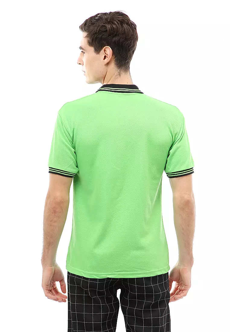Jack Atasan Formal Kaos Polo Polos Pria Short Sleeve Material Cotton ORIGINAL - Green