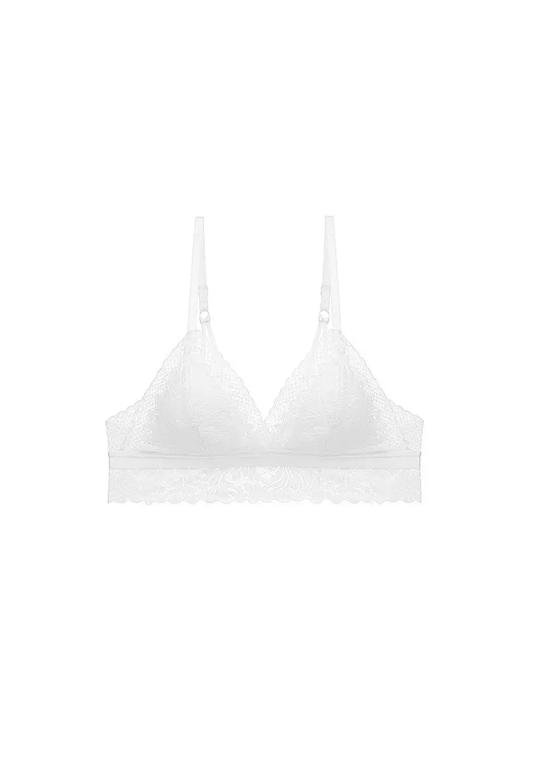 Buy Zitique Comfort Lace Lingerie Set (bra And Panty) - White 2023 