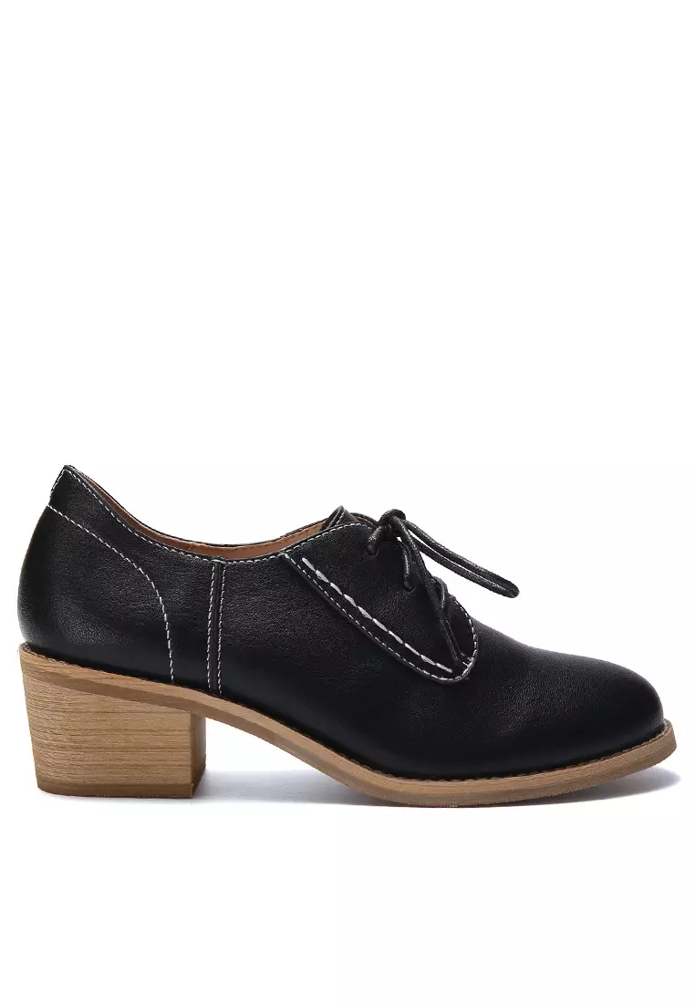 Discount on Twenty Eight Shoes  shoes - SKU: Synthetic Leather Lace Up Mid Heel Shoes TE-A160-2
