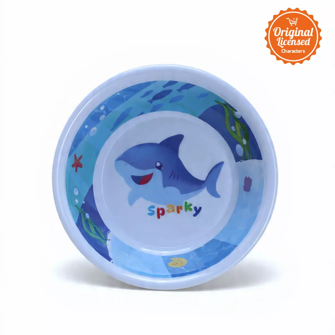 Mangkok Makan Anak Melamin 17 cm Karakter Hewan Lucu Sparky
