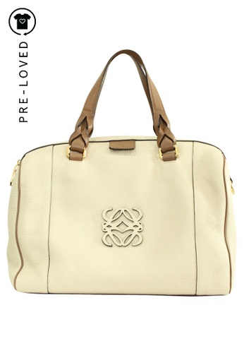 Buy Loewe Pre Loved Loewe Bolso Fusta 31 Piedra Handbag 2021 Online Zalora Singapore