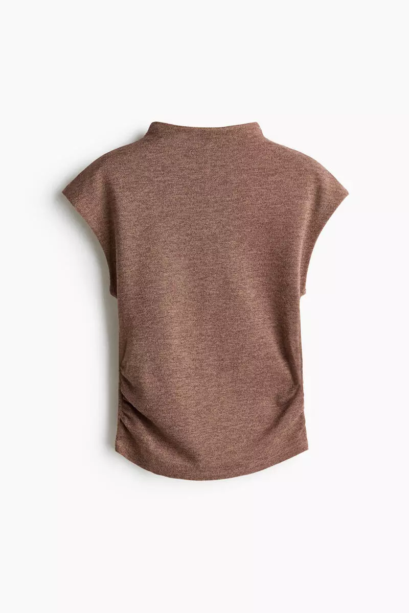 Turtleneck jersey top