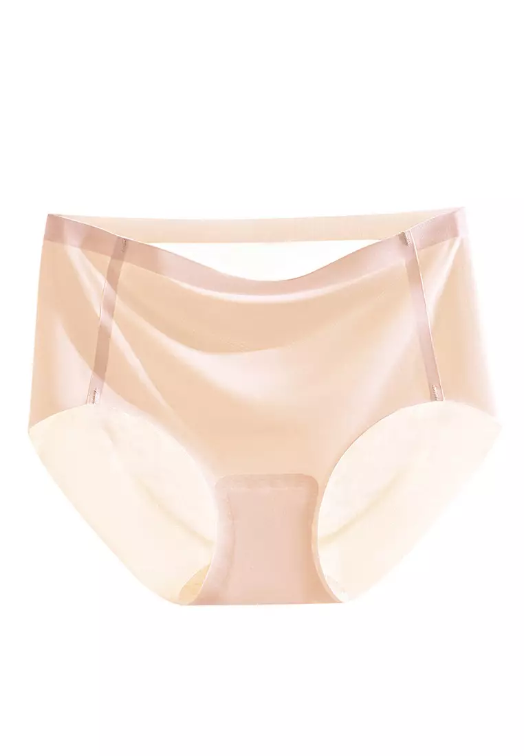 4 Pcs Seamless Briefs Women's Panties Mulberry Silk Underwear