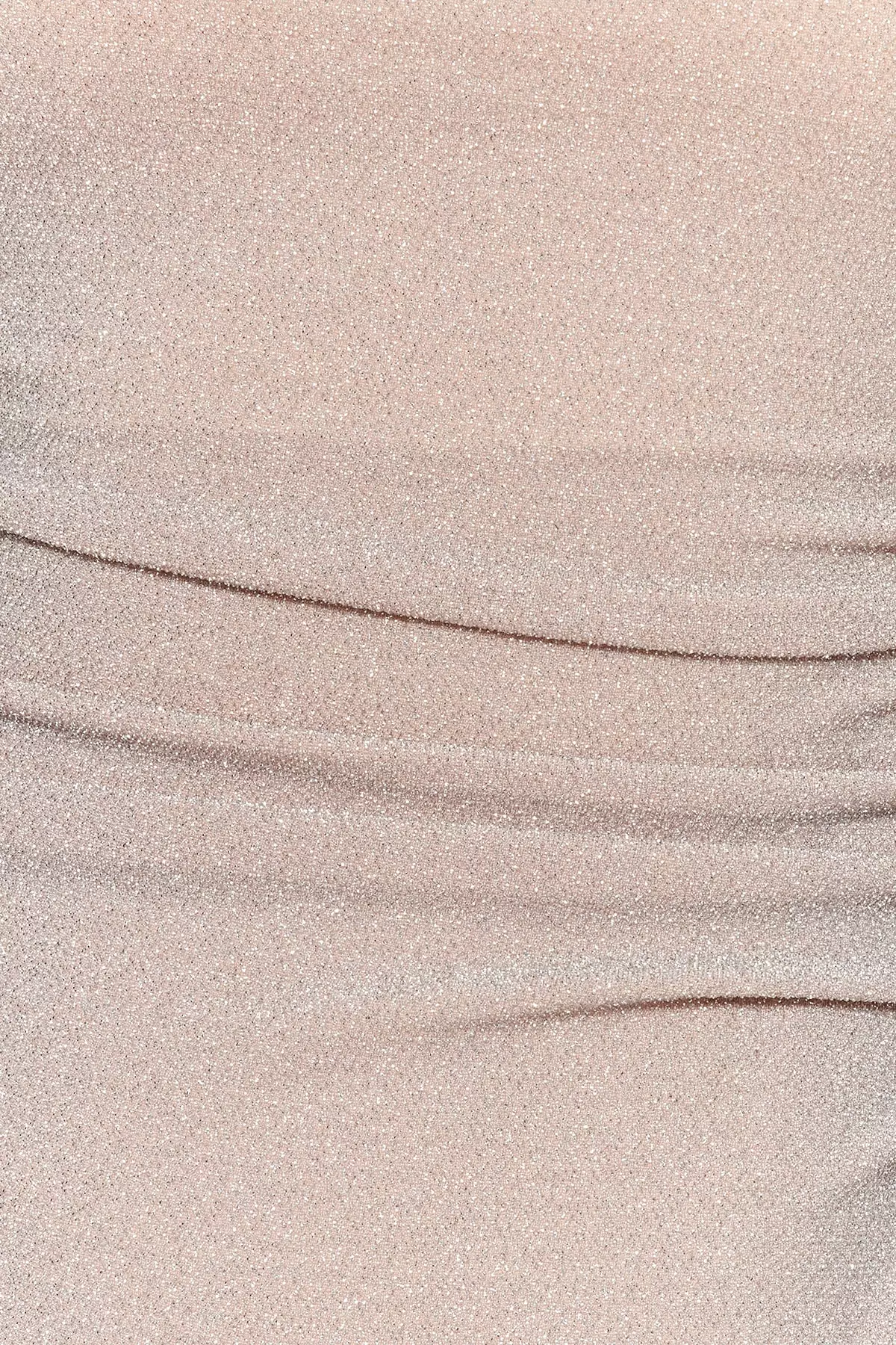 Strapless Silvery High Leg Swimsuit
