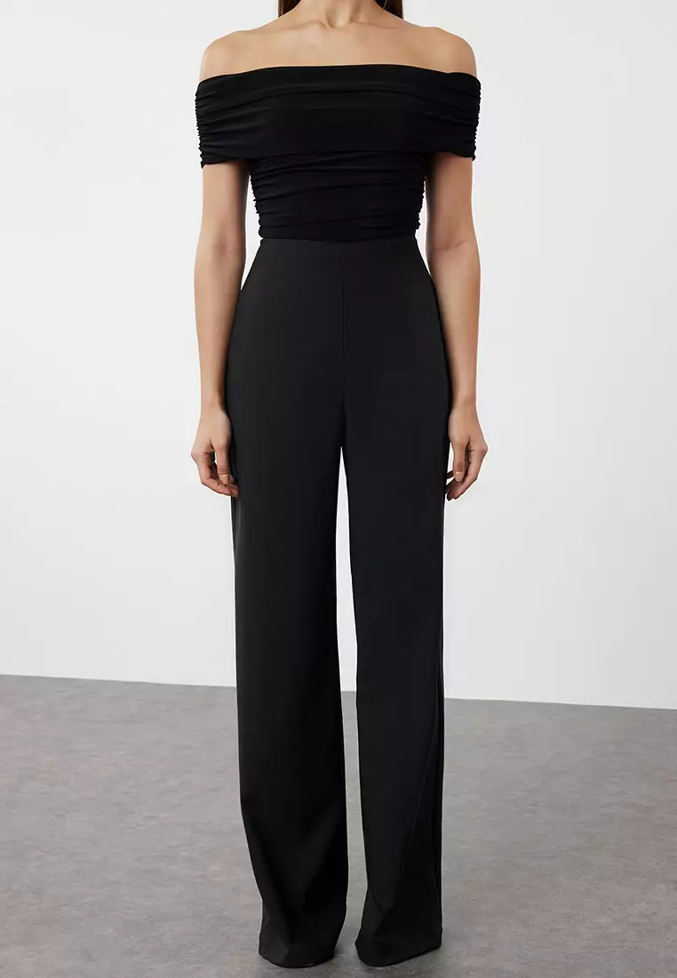 Off-Shoulder Jumpsuit