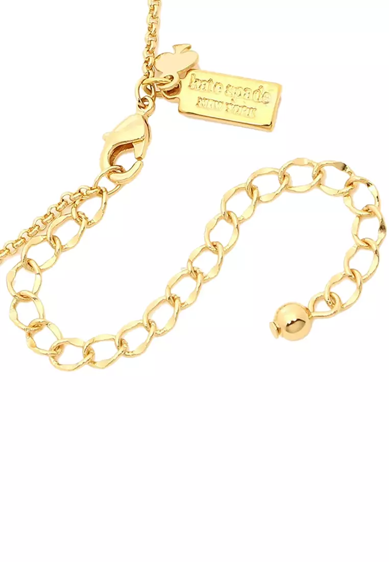 Full Circle Mini Pendant Necklace in Clear/ Gold o0ru2384