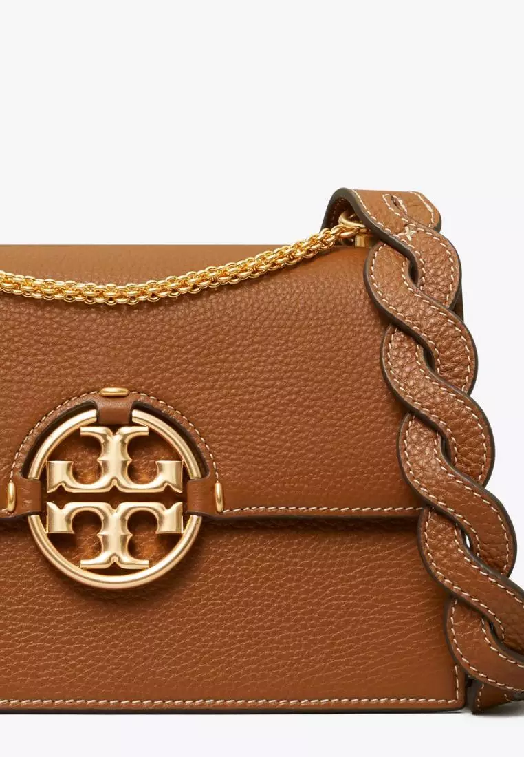 Tory Burch Small Miller Shoulder Bag Light Umber