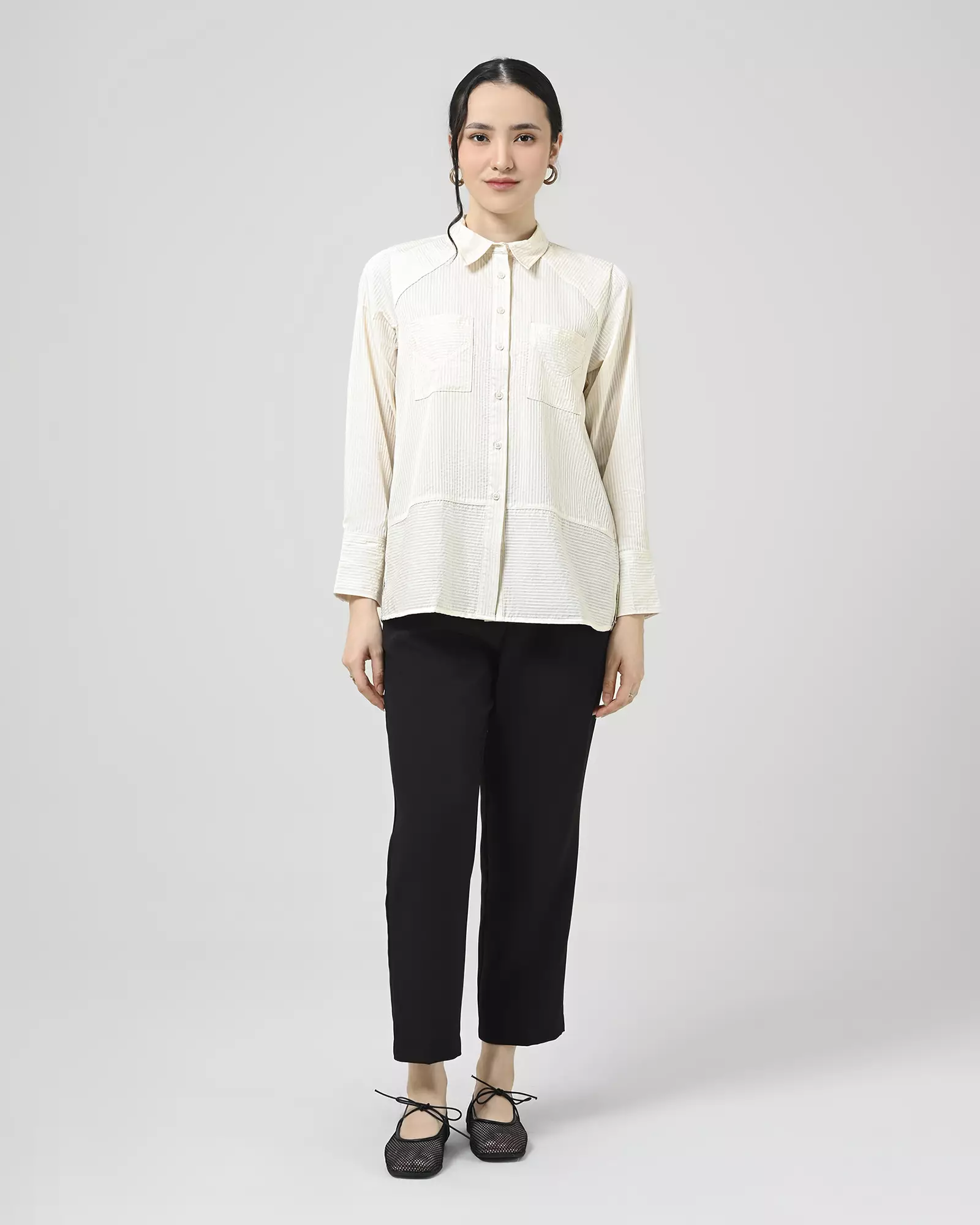 Geulis.id AVANEA SHIRT - Beige