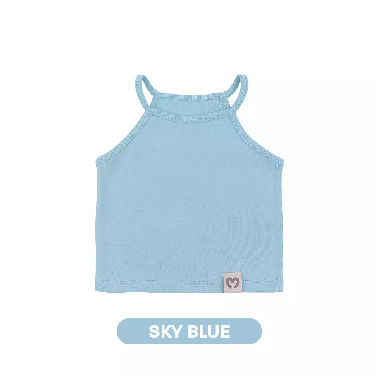 Mooi Atasan Anak Perempuan Comfy Tanktop - Sky Blue