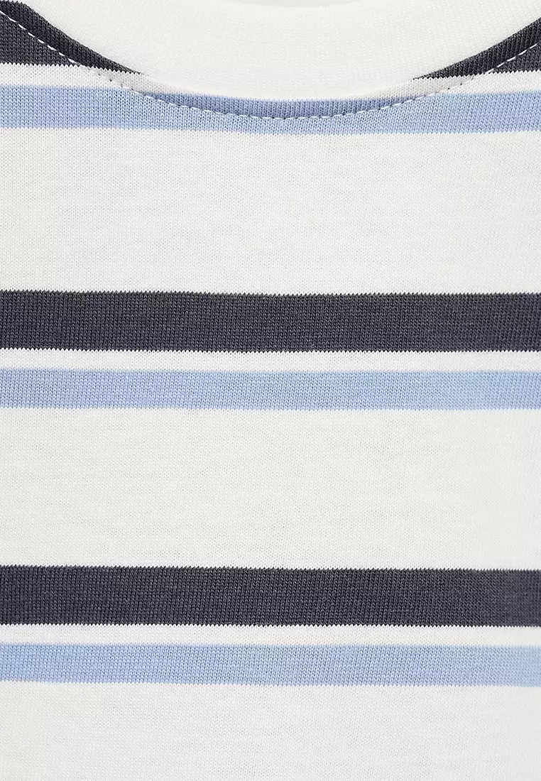 Striped Cotton T-Shirt