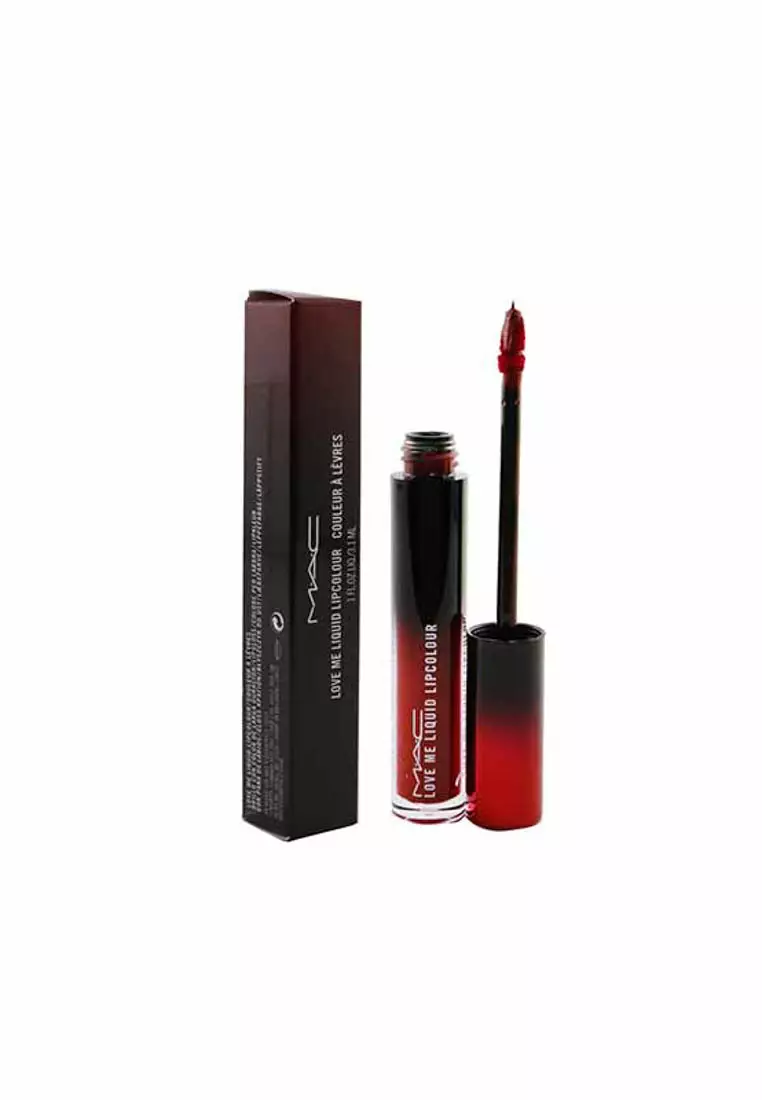 Discount on Mac  shoes - SKU: Mac - Love Me Liquid Lipcolour - # 493 E For Effortless (Deep Burgundy Red) 3.1ml/0.1oz