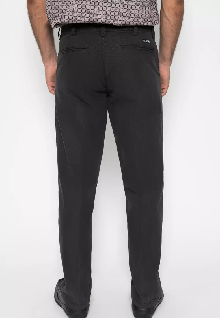 LGS - Celana Panjang Casual - Celana Chinos - Hitam - CCT.338.027.221.C