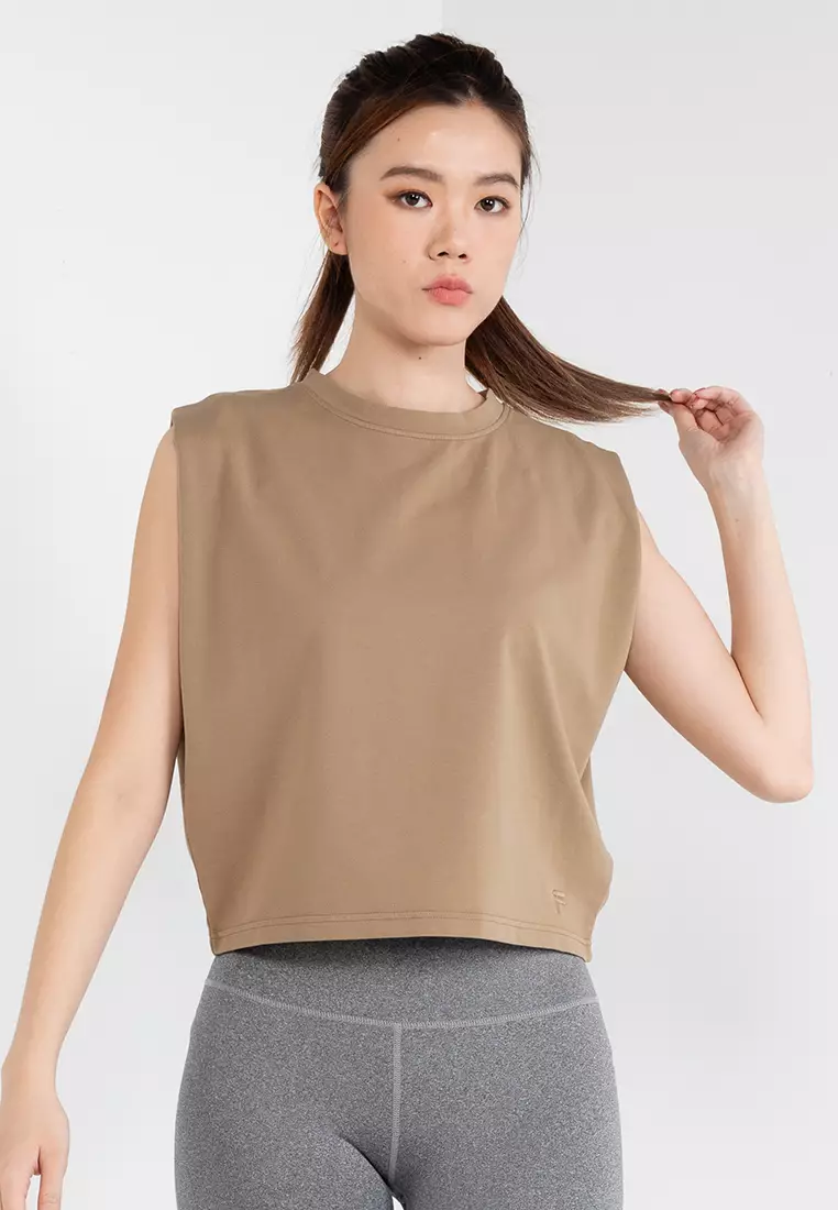 Fila shirt womens brown new arrivals