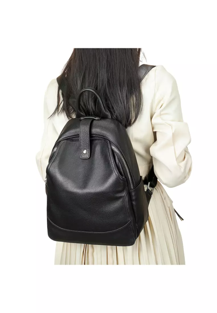 Buy Lara New Arrival Men's Genuine Leather Backpack, Soft Cowhide