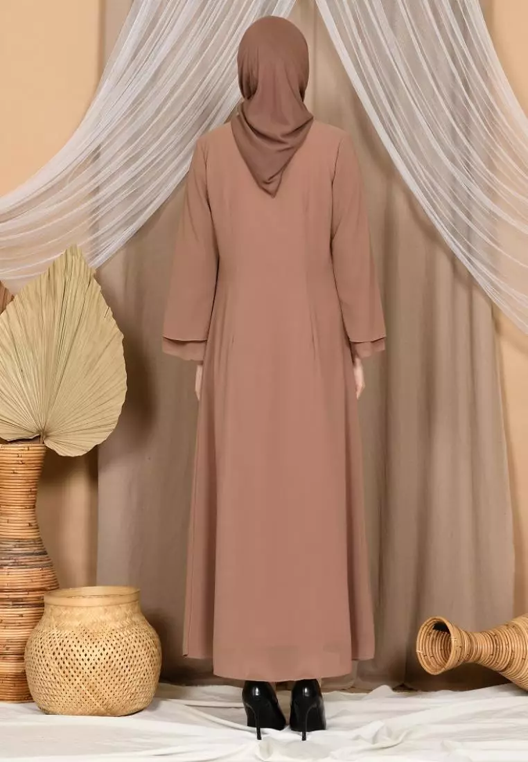 EPC Gamis Audrey - Dark Mocha - Embroidery Collection