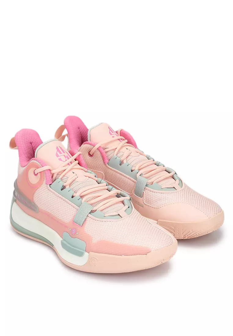 All pink cheap basketball shoes