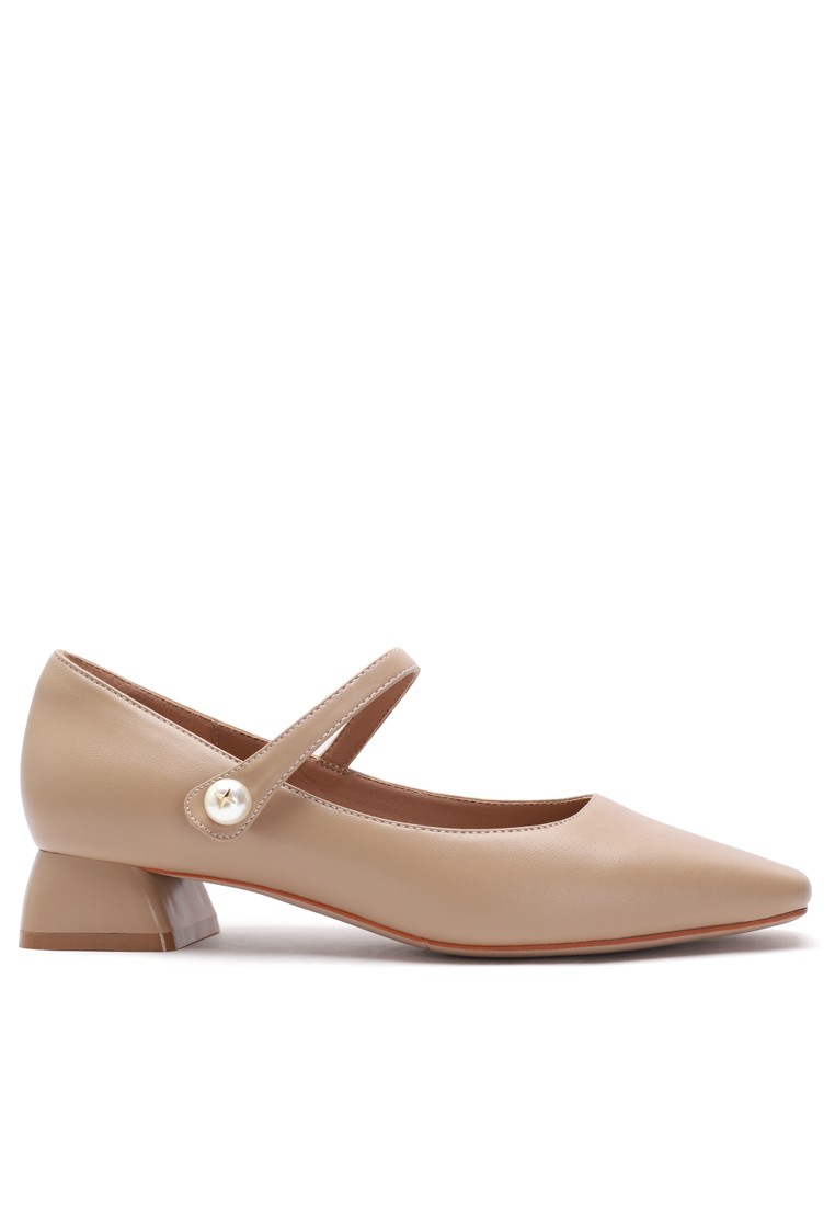 3CM Microfiber Leather Mary Jane Shoes 213-2a