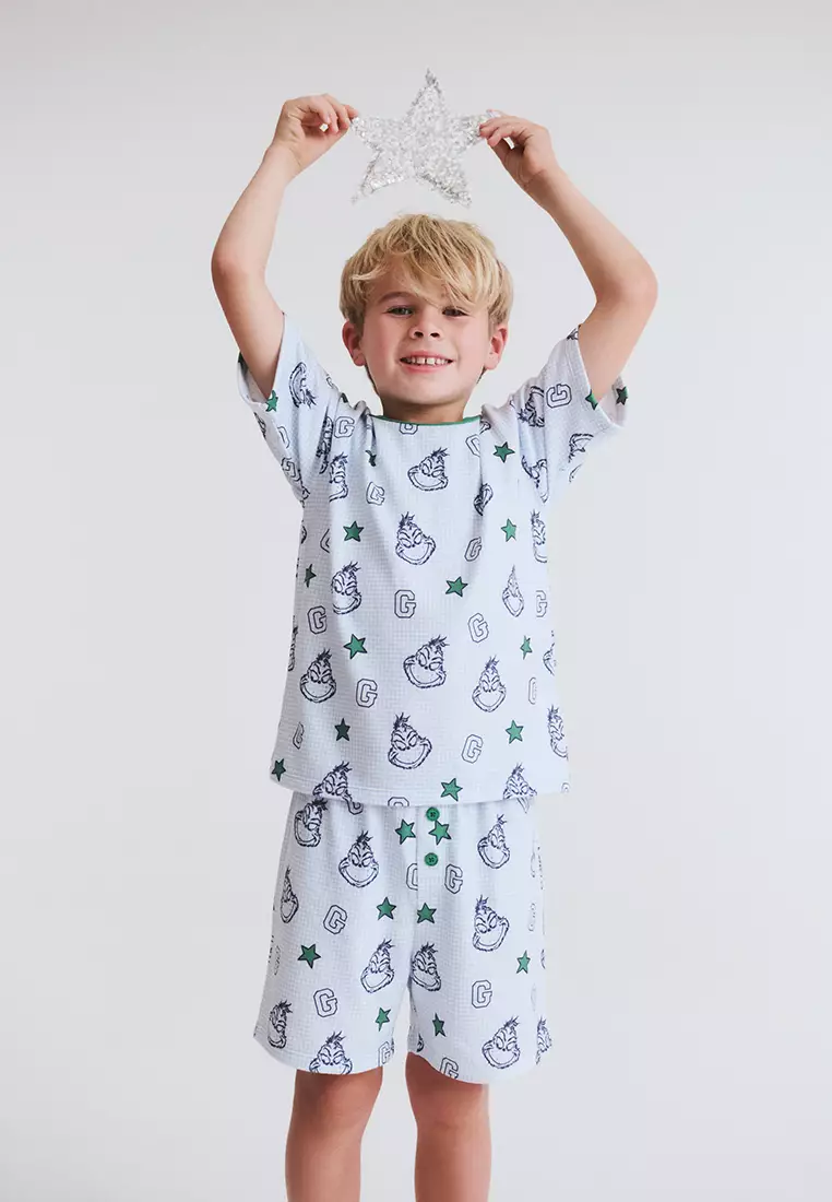 Damon Short Sleeve Pyjama Set Licensed