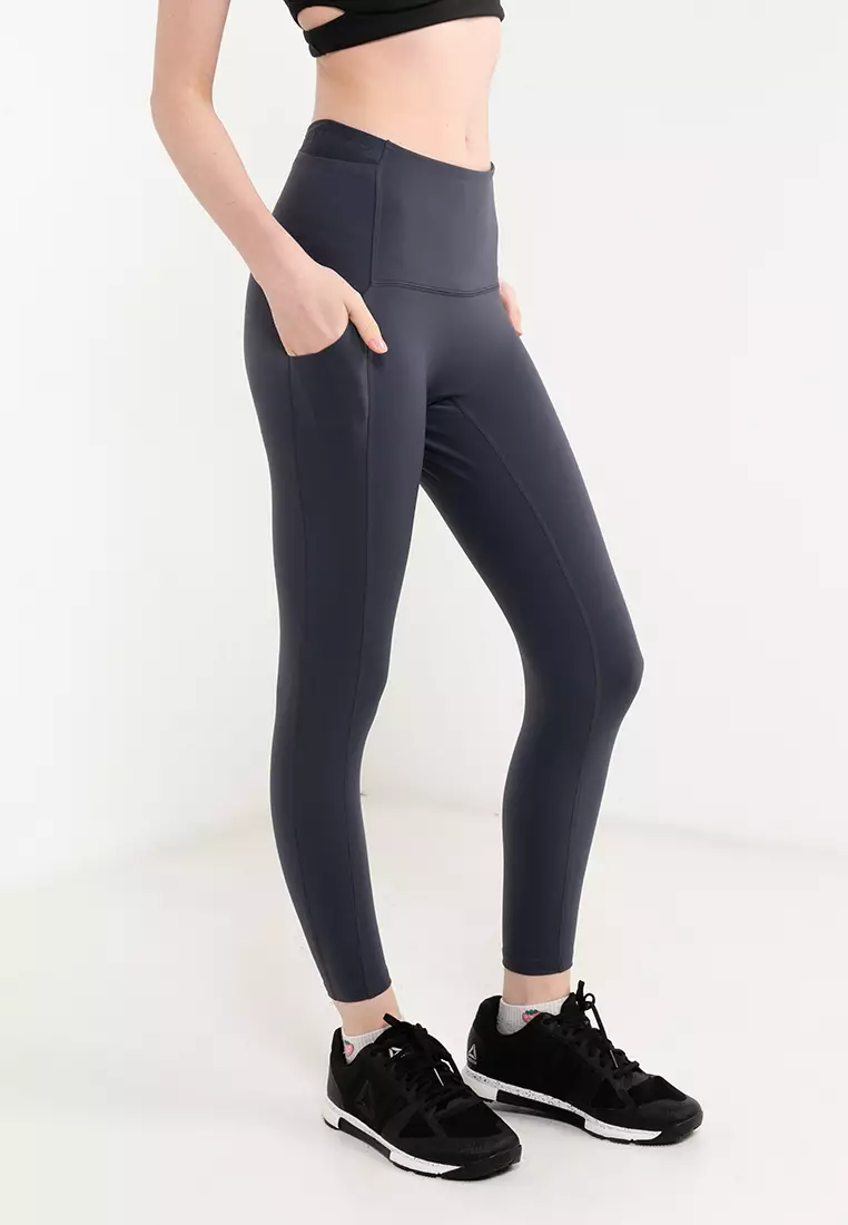 2XU Womens Form Hi-Rise Compression 7/8 Trousers (Black/Black)