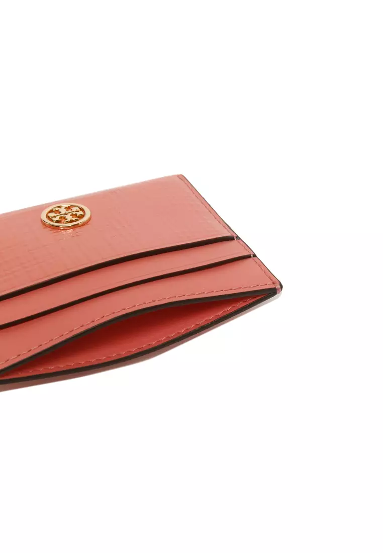 Tory burch robinson card case best sale