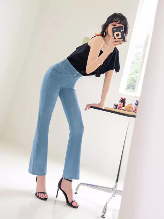 Wide bottom capris shop