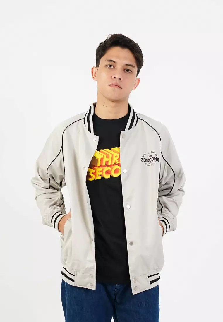 3Second Men's Bomber Jacket Regular Fit Atlas Pedro OL-C180225