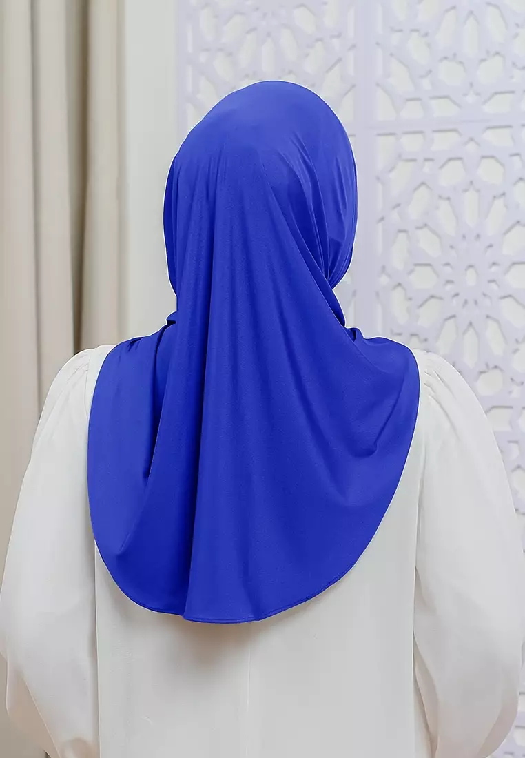 HIJAB INSTAN LUNA - ELECTRIC BLUE